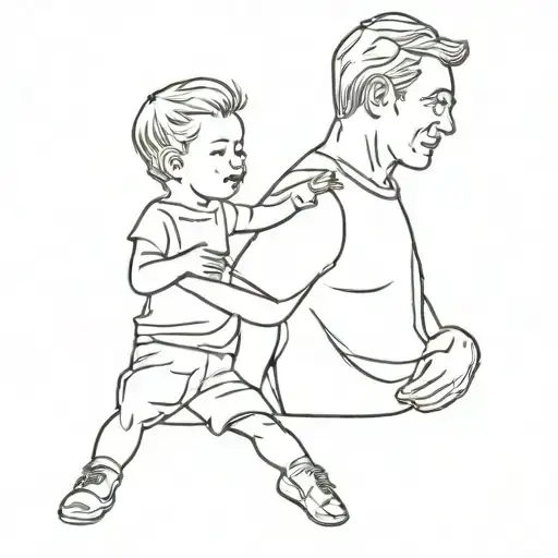 Matching Tattoo With Dad And Brother