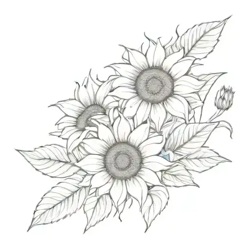 Sunflower Bouquet Wrapped