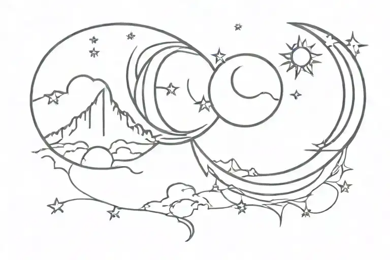 Sun And Moon Rising