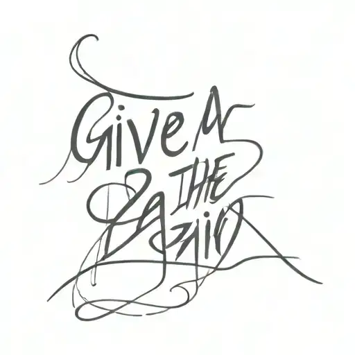 Give Me The Pain Inscription In Black Metal