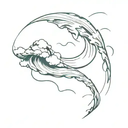 Tornado Running Freely Symbolizing Freedom