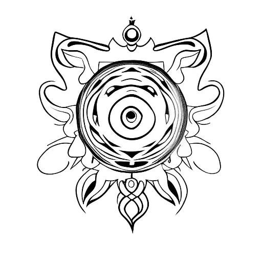 Shiva With Black Hole