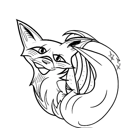 One Line Fox Body From Lef Profile