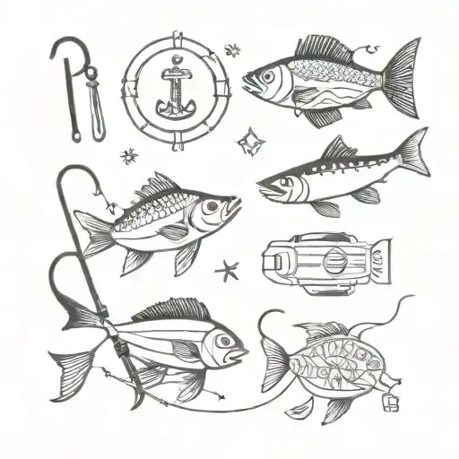 Traditional Fishing Symbols Incorporated