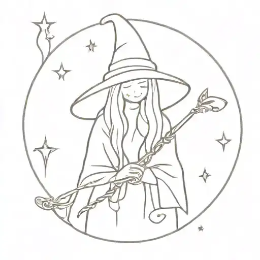 Simple Girly Wizard