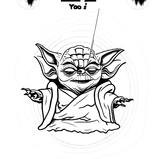 Star Wars 5 Yoda Do Or Do Not There Is No Try Minimalistic