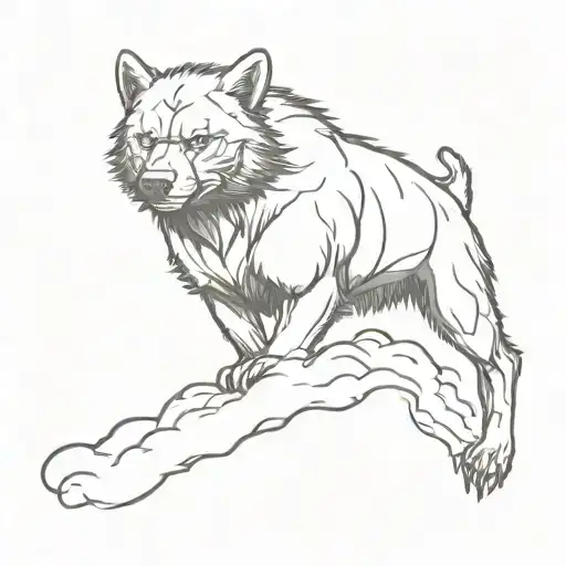 Soccer Wolverine Mountain Peak Clouds Linkin Park