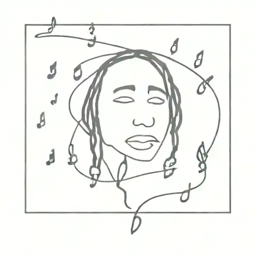 Lil Wayne Punchline With Music Notes Floating