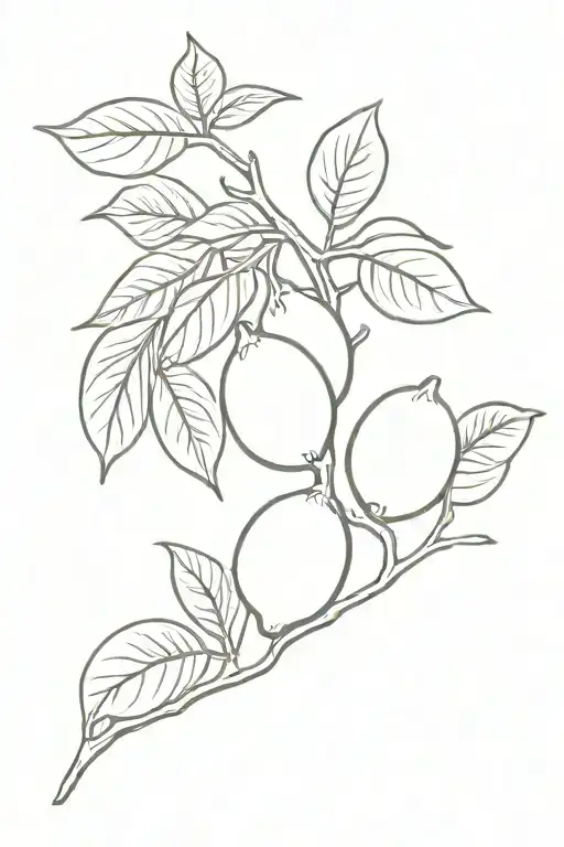Lemon Tree Branch