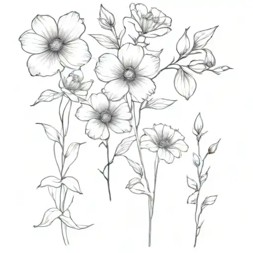 August March January Birth Flowers