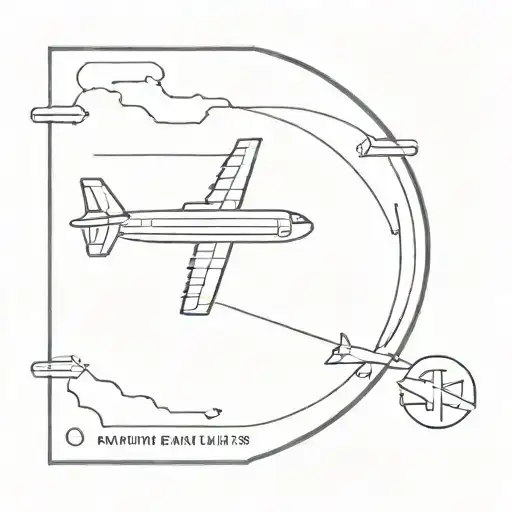 Airplane With Initials Incorporated