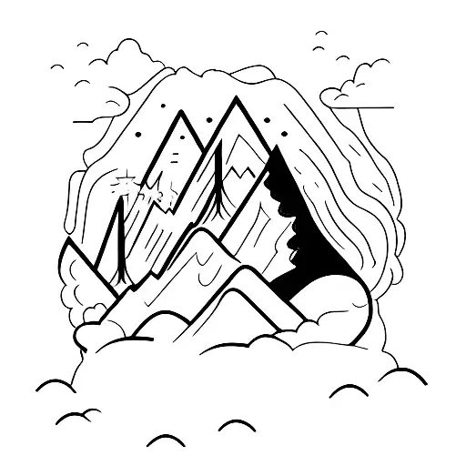 A Rock Climber Conquering A Towering Mountain Peak