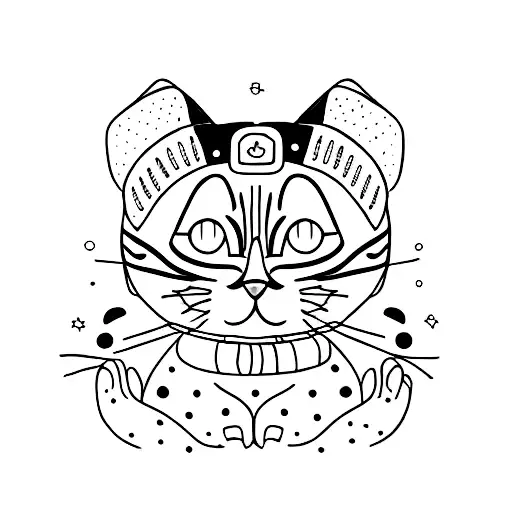 Cute Black And White Cat