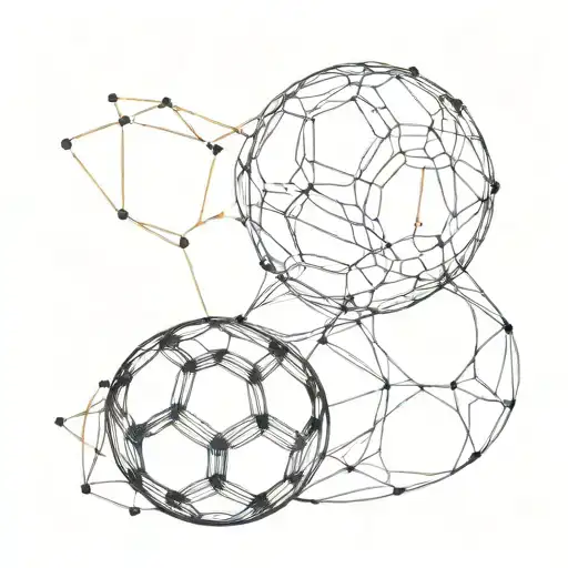 Soccer Ball Connected Line