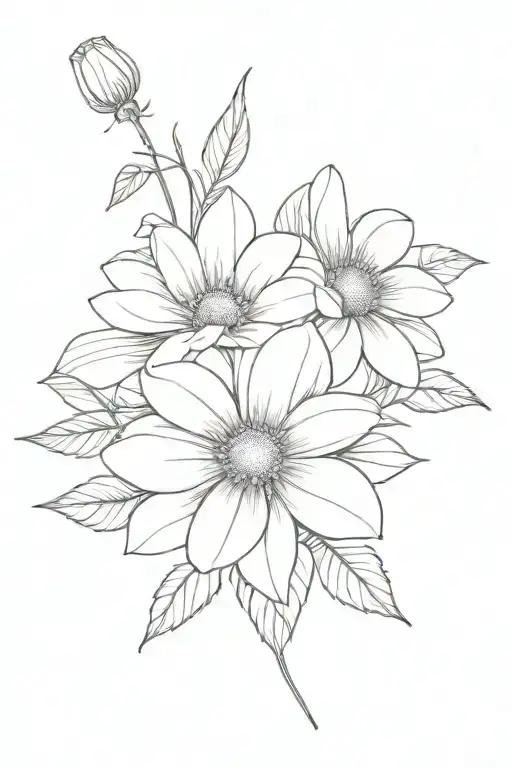 Daisy And Rose Wrapped