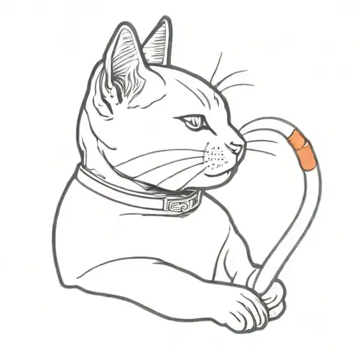 Cat With A Cigarette