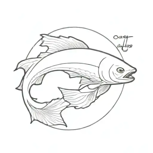 For My Grandpa And He Likes To Fish And His Name Dewey In The Middle Of The