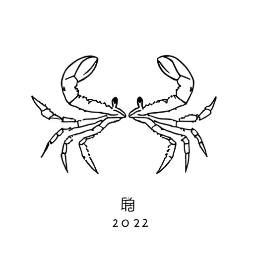 Son Join Your Crab Sign Together With The Year 2022