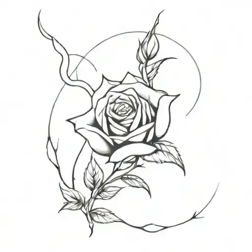 Rose And Thorns Wrapped