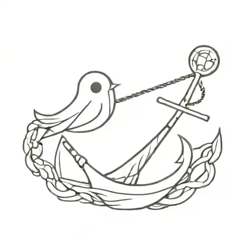 Ghost And Anchor Intertwined