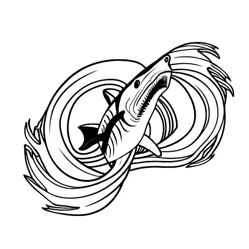 Shark Infinity Symbol