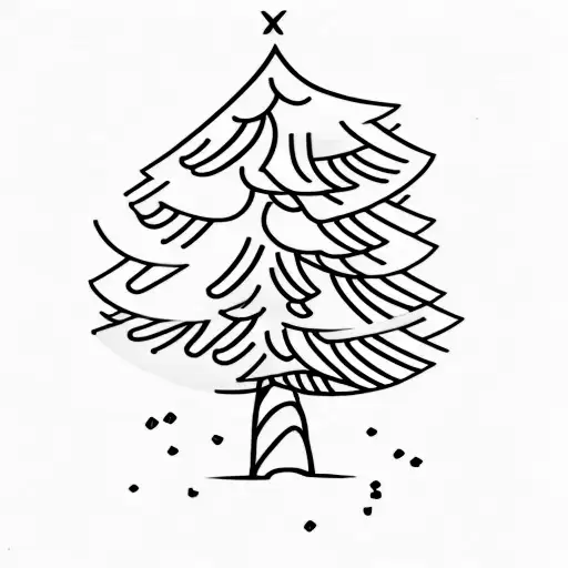 Small Simple Pine Tree