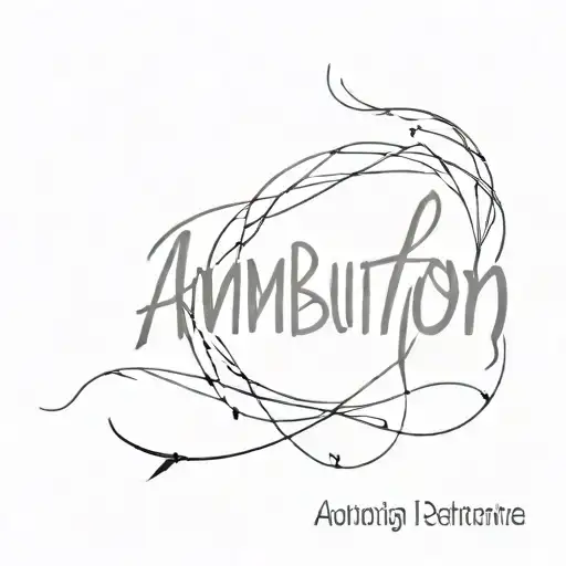 Ambition Lettering
