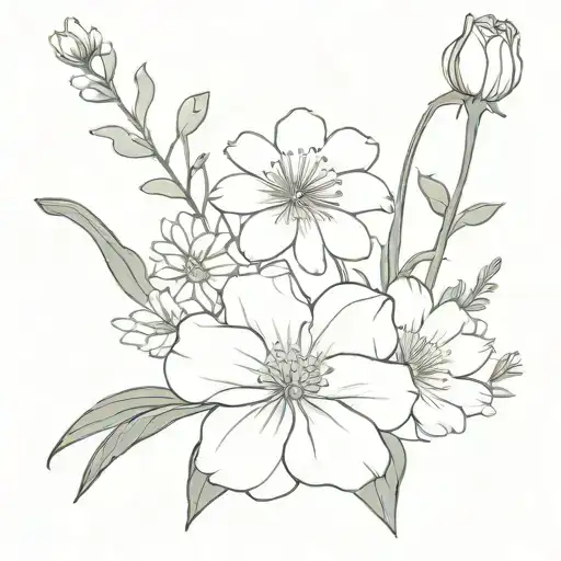 Carnation Daisy Lilly Of The Valley Rose Cosmo And Chrysanthemum Bouquet