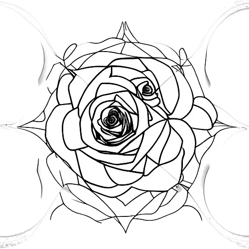 Glass Dome With Rose