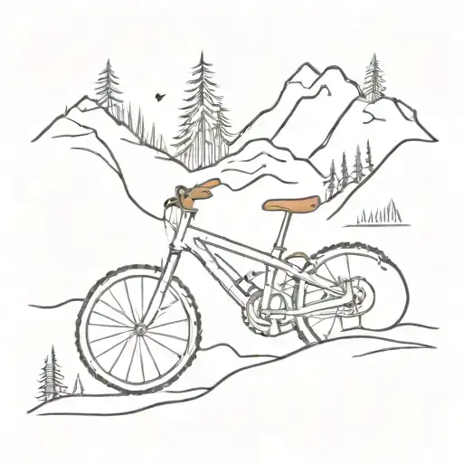 Stick Figure Mountain Bike Crash