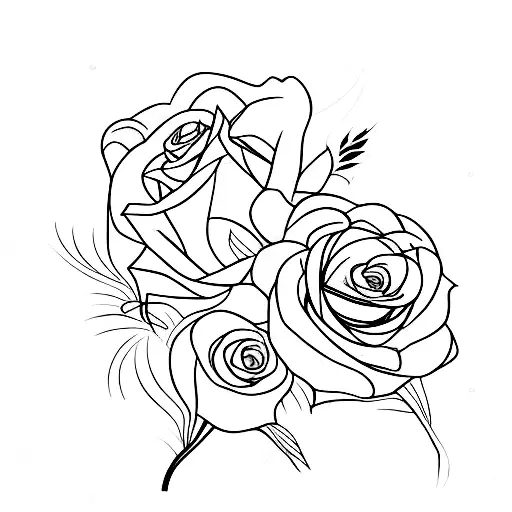 Flower Lilly And Rose