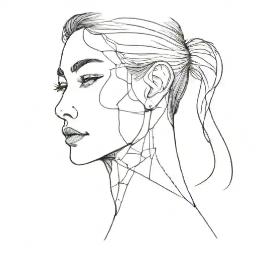 The Face Is Divided Into Good And Bad Sides