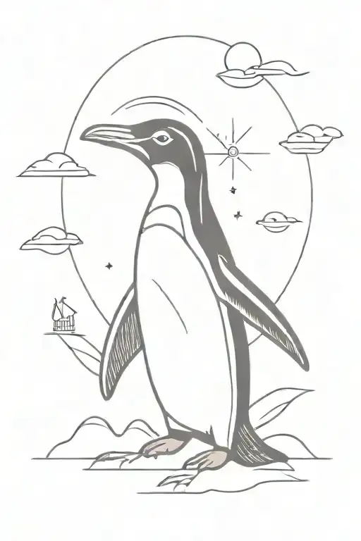 A Pinguin Under The Sun