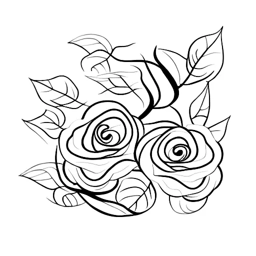 A Straight Vine With Small Beautiful Leaves