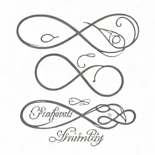 Infinity Symbol With Names