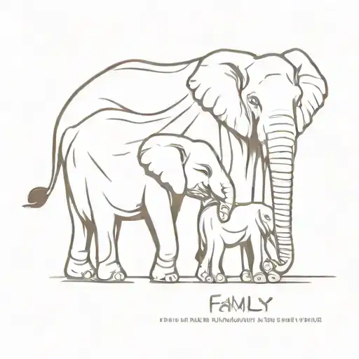 Family Elephant