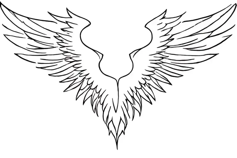 Dark Phoenix Rising Phoenix Wings