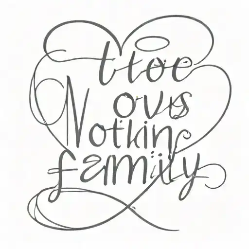 Citation Love Means Nothing Without Family