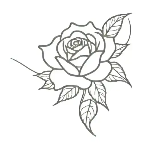 Small Rose Surrounded