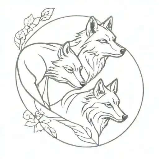 Wolf And Fox
