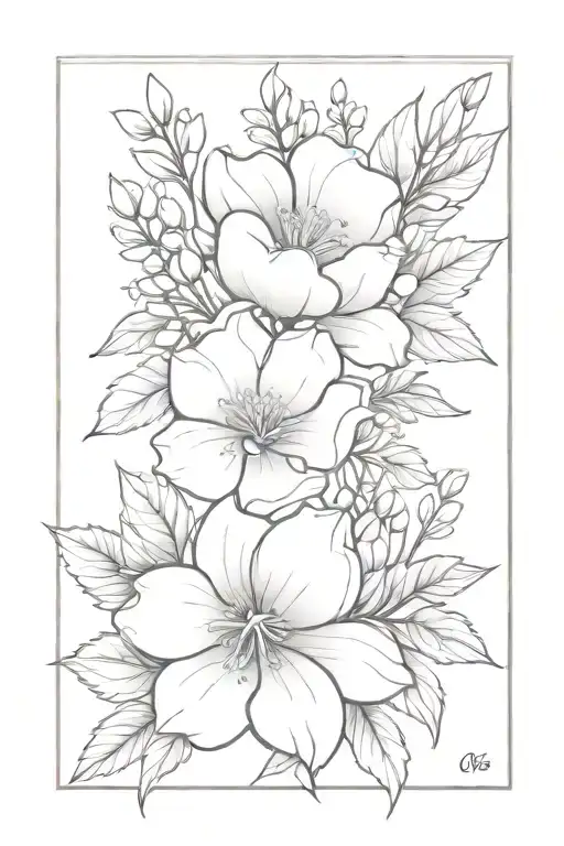 July November December Birth Flower Bouquet