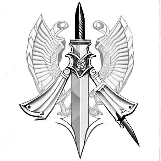 Claymore Sword With Weighing Scales Incorportated