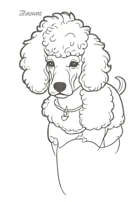 Mini Poodle Dog Called Zeus