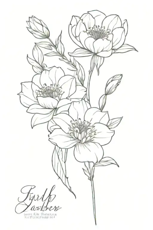 July And October Birth Flower Bouquet