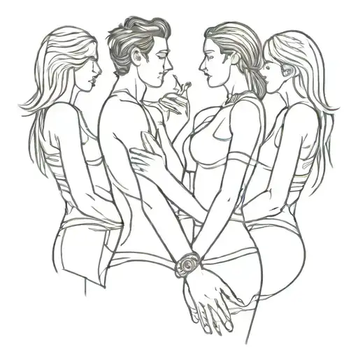 Group Of Six Friends