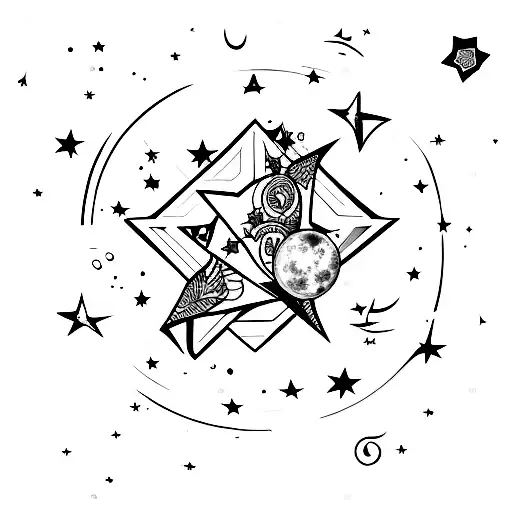 Shooting Star Moon And 21