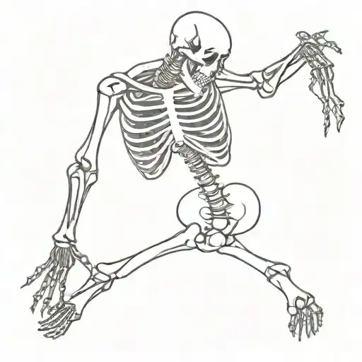 Skeleton Vinyl Record