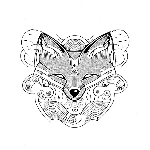 One Line Fox