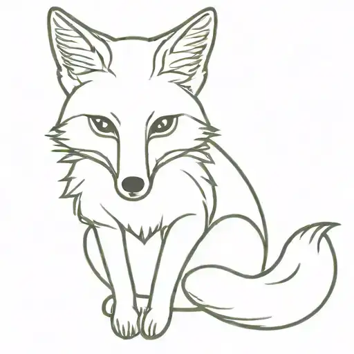 Fox Sitting