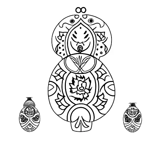 Moth Matryoshka Doll